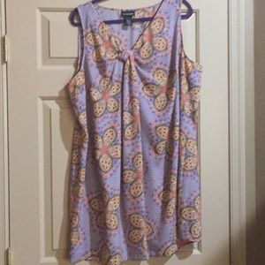 Plus size sleeveless dress